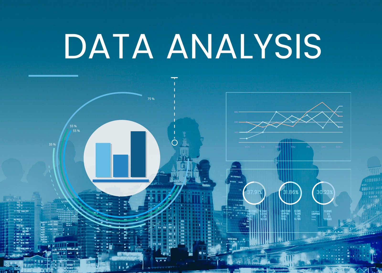 Data Analysis Results Summary Graph Chart Graphic