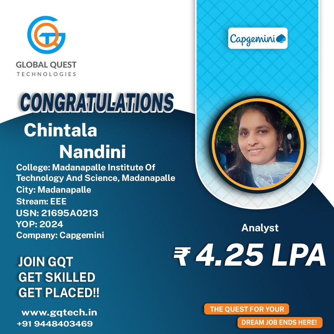 Chintala Nandini Placement