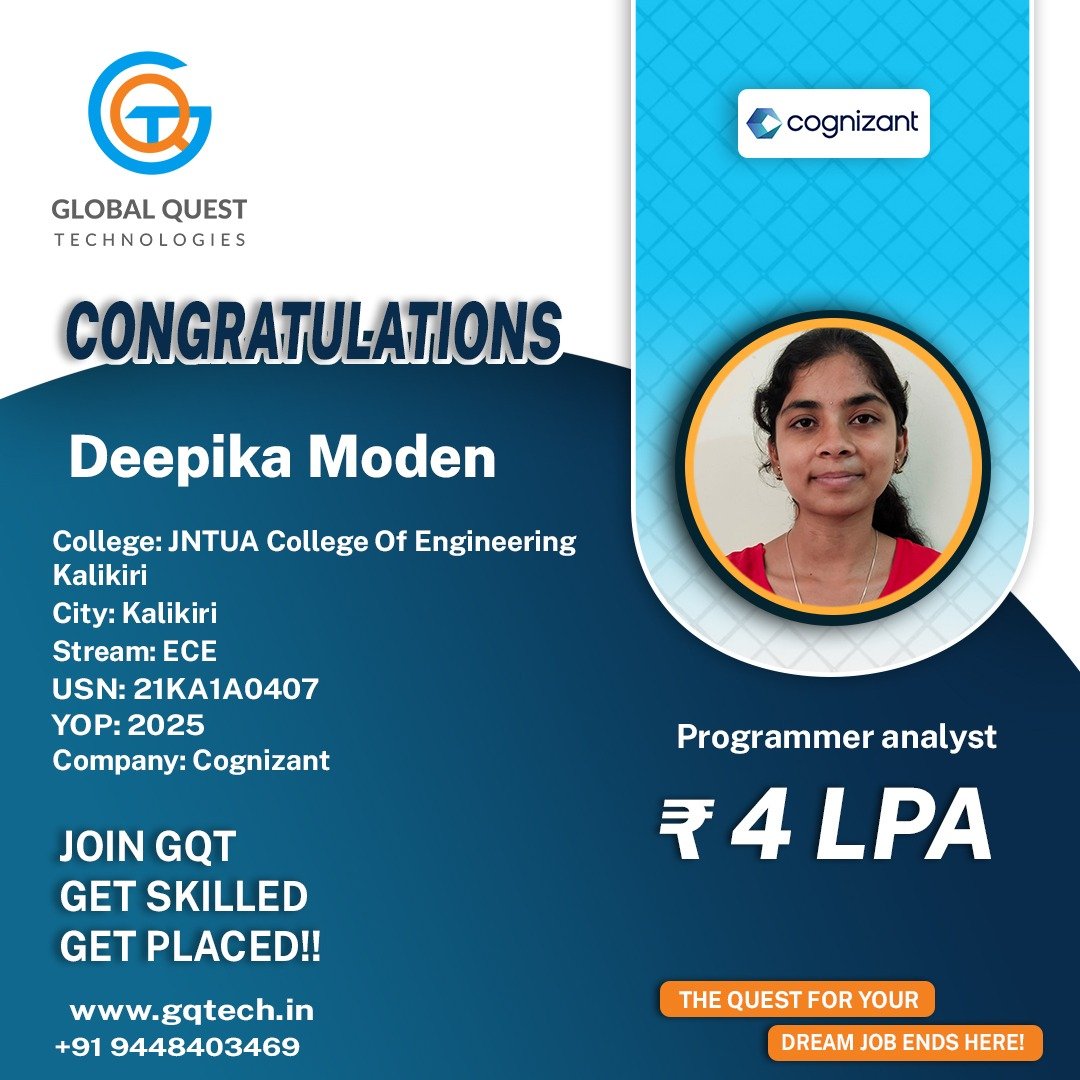 Deepika Moden Placement
