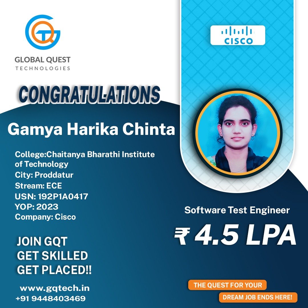 Gamya Harika Placement