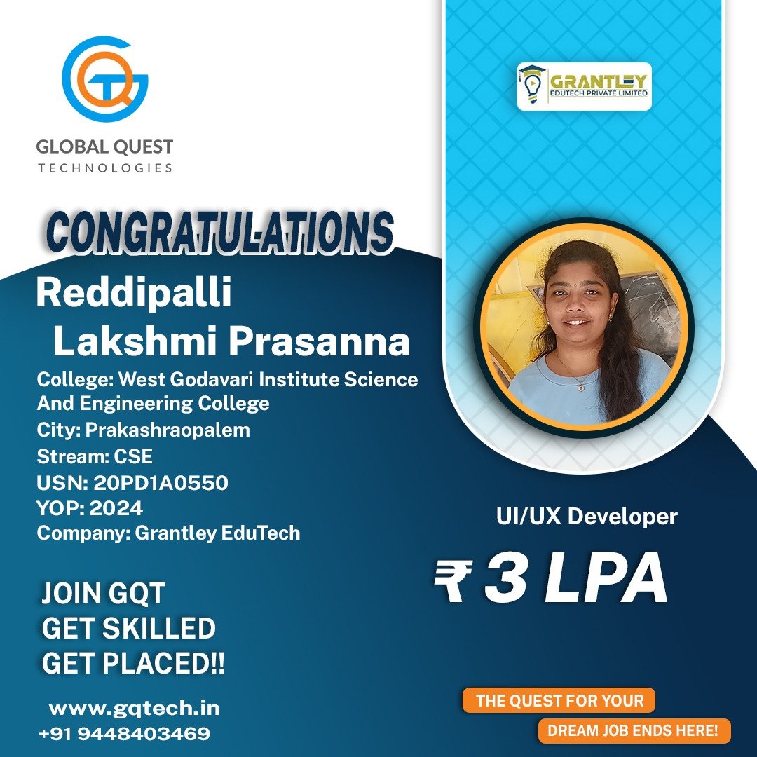 Lakshmi Prassana Placement