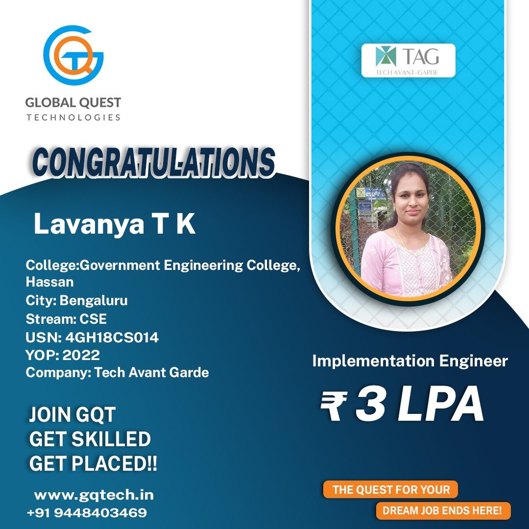 Lavanya TK Placement