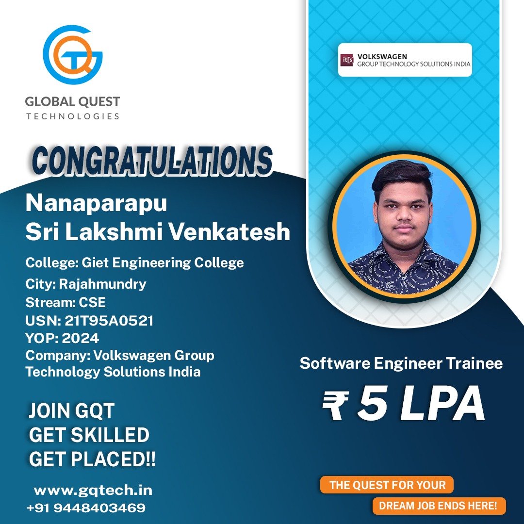 NSL Venkatesh Placement