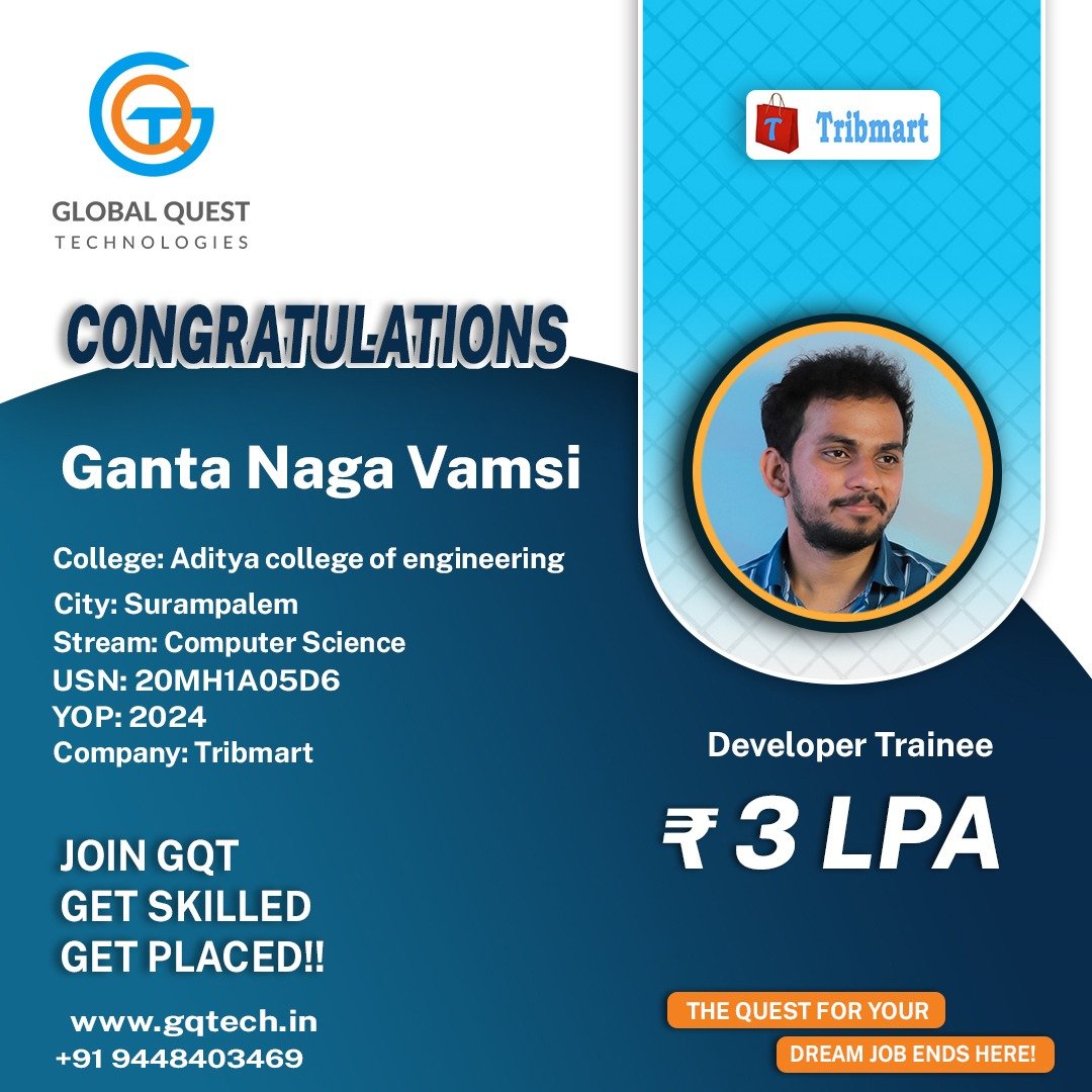 Naga Vamsi Placement