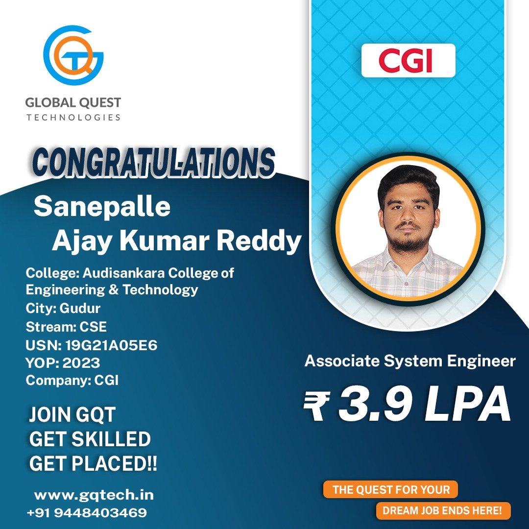 SanePalle Ajay Kumar Reddy