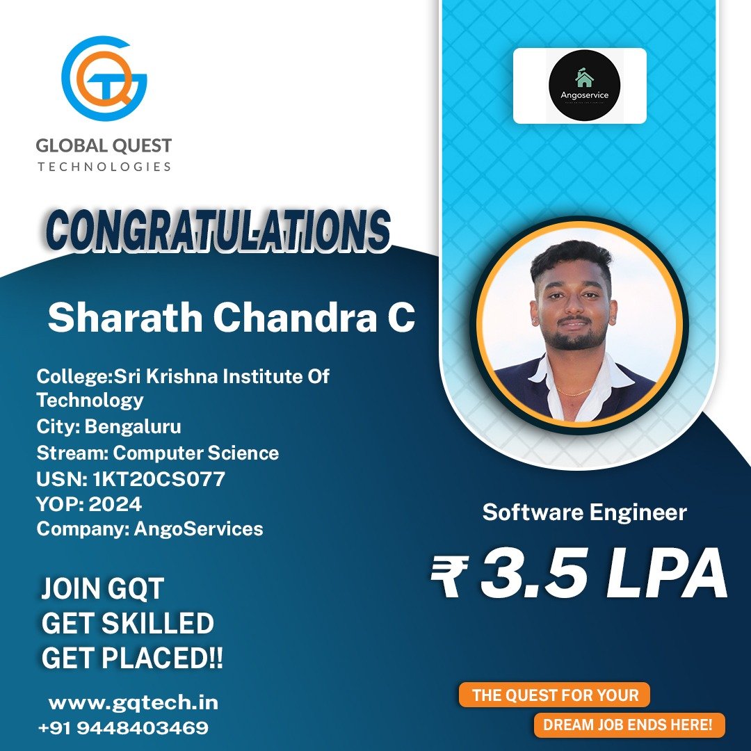 Sharath Chandra Placement