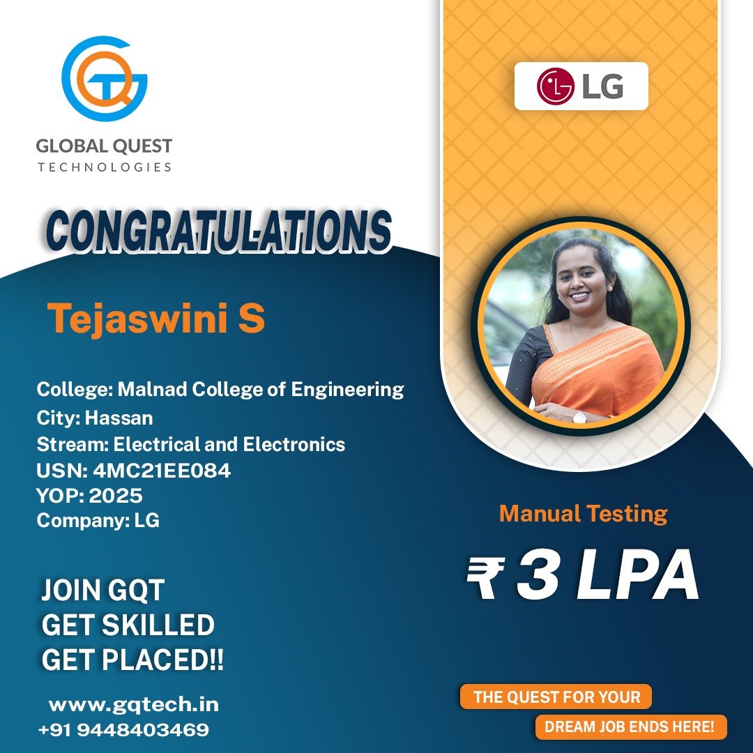 Tejaswini S Placement