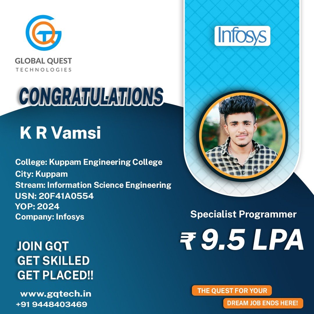 Vamsi KR Placement
